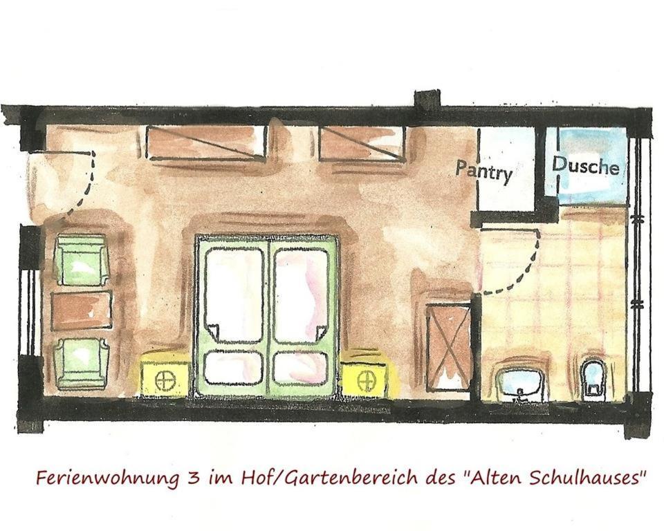 Altes Schulhaus Apartment Bad Schwartau Ruang foto