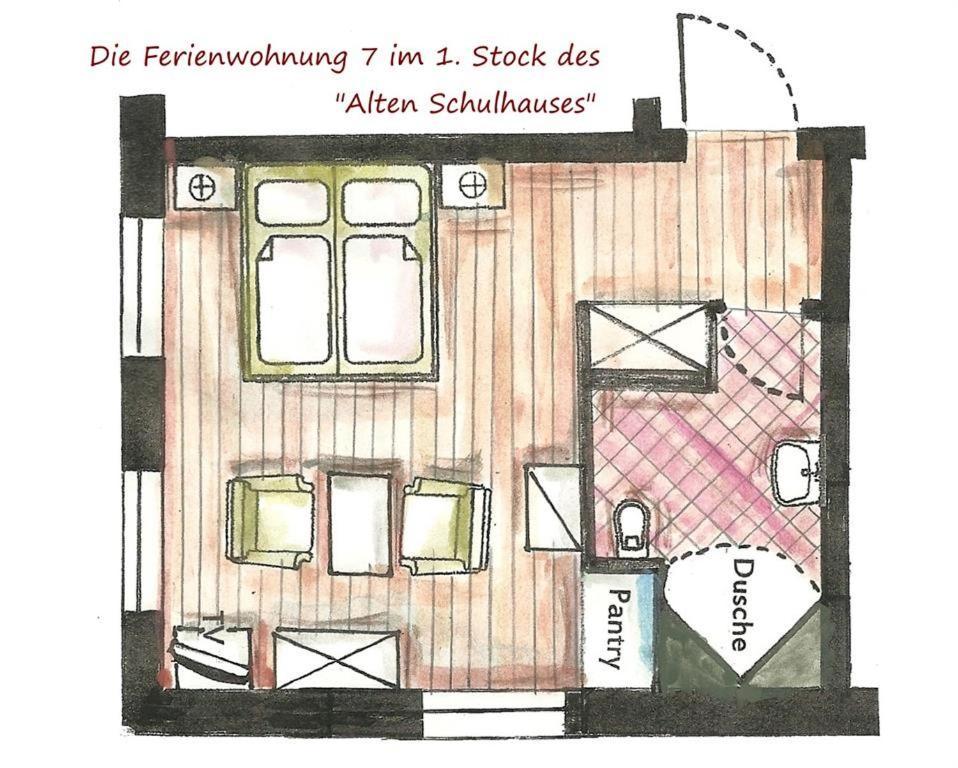 Altes Schulhaus Apartment Bad Schwartau Ruang foto